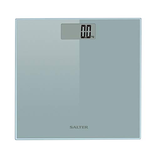 Salter Báscula de baño electrónica, 8 mm de vidrio templado, Pantalla de fácil lectura, Garantía 15 años