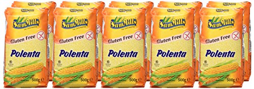 Sam Mills Harina de Maíz Polenta - 10 Paquetes de 500 gr - Total: 5000 gr