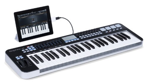 Samson Graphite 49 SAKGR49 - Teclado MIDI (49 teclas, conector tipo USB), Color Negro