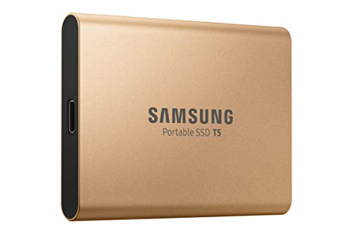 Samsung MU-PA500G 500 GB Oro - Unidades externas de Estado sólido (500 GB, USB Tipo C, 3.1 (3.1 Gen 2), 540 MB/s, Protección Mediante contraseña, Oro)