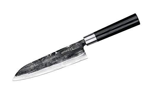 Samura Super 5 Damascus Cuchillo de cocina profesional japonés Santoku. Dureza 60 HRC…
