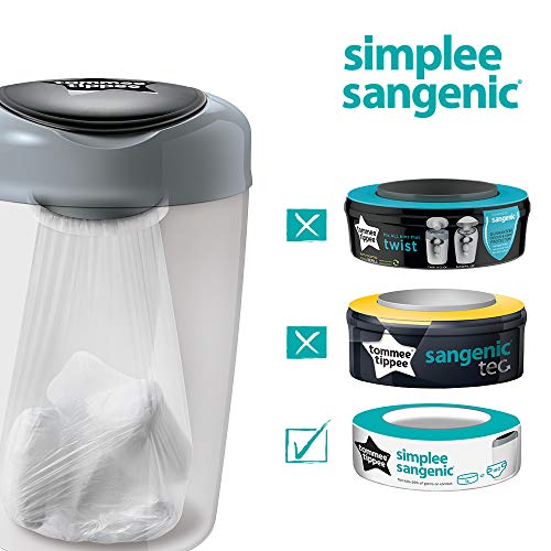 Sangenic Simplee papelera de pañales más 6 recambios