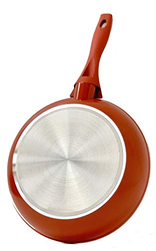 SARTEN CALLAWAY ROJA DE ALUMINIO FORJADO DE PIEDRA FONDO TOTAL 26 CM