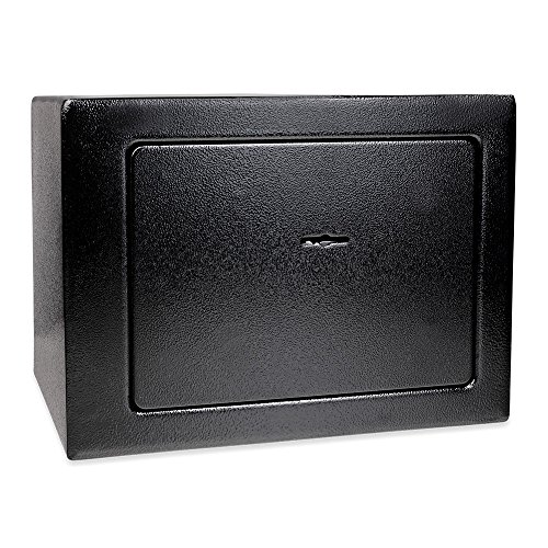 Schramm® Caja Fuerte Caja Fuerte con Cerradura Mini Caja Fuerte Mini Caja Fuerte de Pared Caja Fuerte para Muebles Caja Fuerte de Pared con Llave Negro