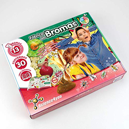 Science4You-5.60098E+12 Fábrica de Bromas para Niños +8 Años, Multicolor, única (80002081)