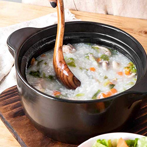 SCRFF Horno holandés, Gas cerámicos de Uso doméstico cazuela for Alta Temperatura Gachas Sopa de Arcilla crisol de la Sopa Pot