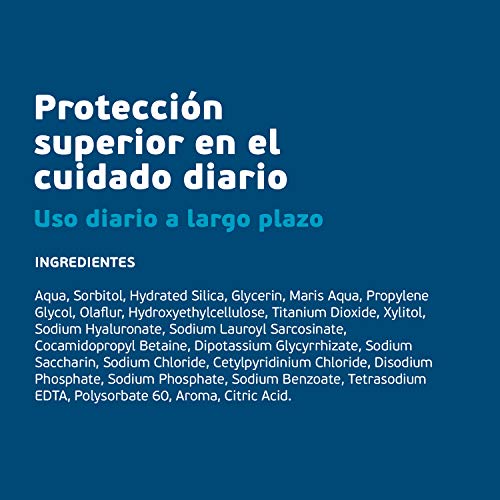 Sea4 Pasta Dentífrica Cuidado Total Uso Diario, Protección Integral Anticaties, Antiplaca Bacteriana y Protección Encías, Formulado con Agua de Mar, 75ml, Azul (303816)