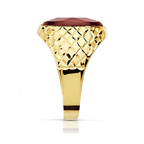 Sello caballero Fabrizio. Oro amarillo 18 kilates - Personalizable, grabado incluido