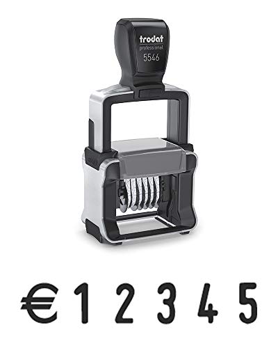 Sello Numerador Professional Trodat 5546 Autoentintable – 6-dígitos, impresión de 26 x 4 mm, tinta negra