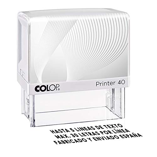 Sello Personalizado, Sello de caucho con tinta, Sello autoenintable personalizado, Sello automático, Sello Empresa, Sello dirección (58x22mm)