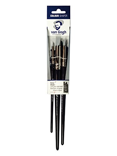 SET DE PINCELES DE GOMA BLANCA BLANDA Nº10, Nº6, Nº2
