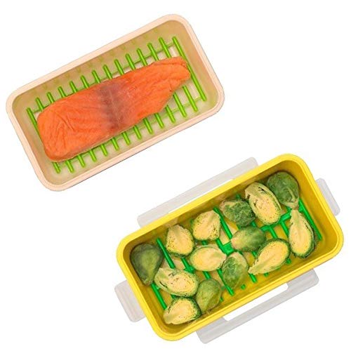 Set Tupper plastico Valira 0,75 L Blanco + Rejilla Kabra