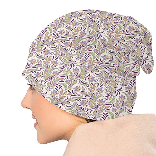 setyserytu Gorras/Sombrero de Punto, Bouquet of Lilacs Warm Knit Hats Comfortable Soft Beanie Hat Skull Cap Winter Ski Baggy Hat for Men Women