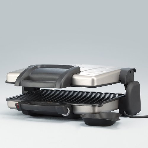 SEVERIN KG 2389 Plancha para asar y tostar, 1.800 W, color plateado y negro