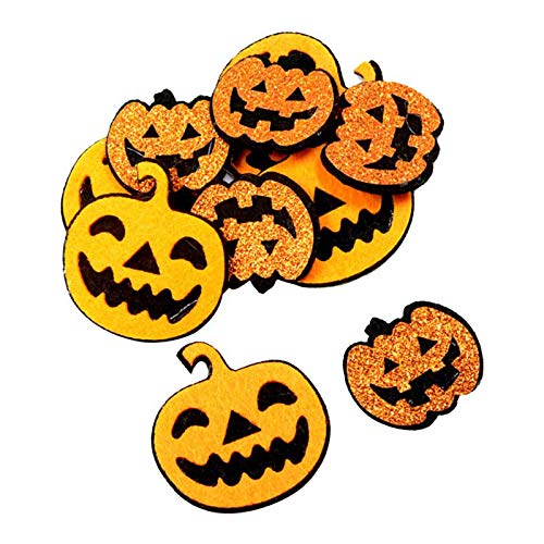 Sharplace 10X Parches de Termoadhesivos/Parches Ropa para Decoraciones de Halloween DIY para Bolso - Calabaza
