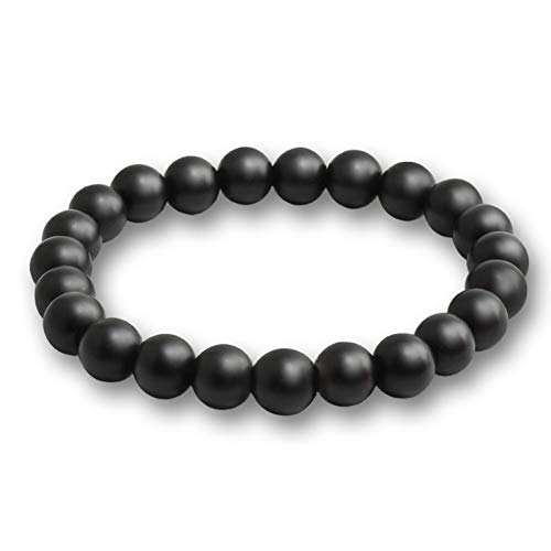 SHOUZ Pulseras/Regalo/Joyería/Los Hombres Pulseras de Piedra volcánica Natural Charm Matte Black Lava Beads Turquesa Ojo de Tigre Buda Ronda Pulsera Mujeres Yoga Joyería