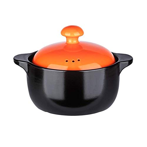 SHYOD Horno holandés, Gas cerámicos de Uso doméstico cazuela for Alta Temperatura Gachas Sopa de Arcilla crisol de la Sopa Pot