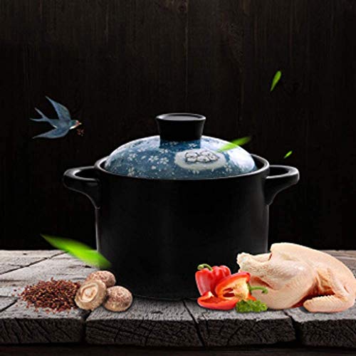 SHYOD Resistencia Mano Horno Wok Sopa de Olla sartén Simple Fresco del hogar de Alta Temperatura for Horno Pintado cerámica doméstica Carbón Gas