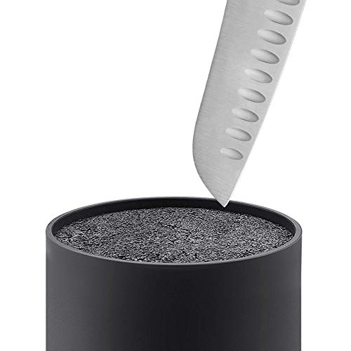 SILBERTHAL Tacoma sin Cuchillos | Soporte para Cuchillos de Cocina | Bloque Cuchillos Universal | Cuchillero de Cocina Negro