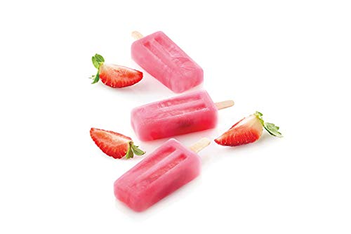 silikomart Vintage Molde Mini Helados, Blanco, 24 x 11.5 h 3.3 cm