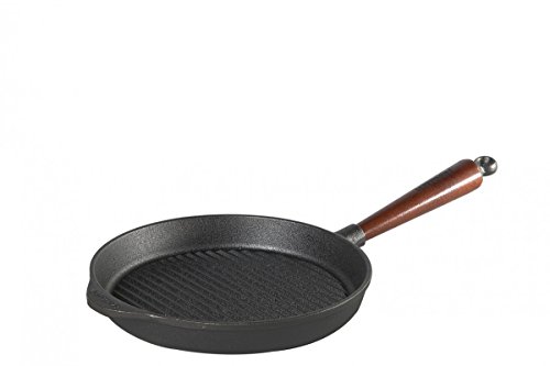SKEPPSHULT 0025T - Sartén Parrilla de Hierro Fundido, ø 25 cm