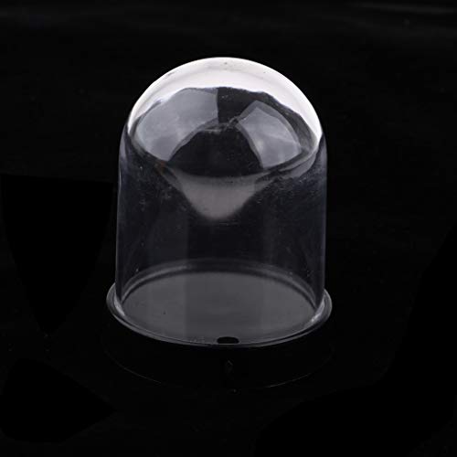 SM SunniMix Mini Cúpula Exhibidor Vitrina de Exhibicióin Hecho de Acrílico Transparente - 7x5.5cm (Altura x Diámetro)