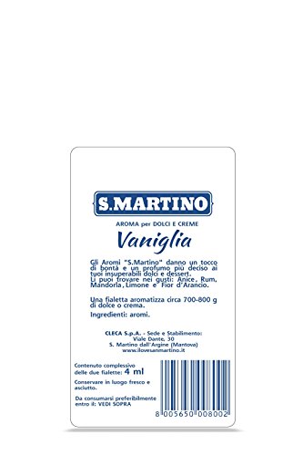 S.Martino – Aroma vainilla sin gluten – Blister 4 ml