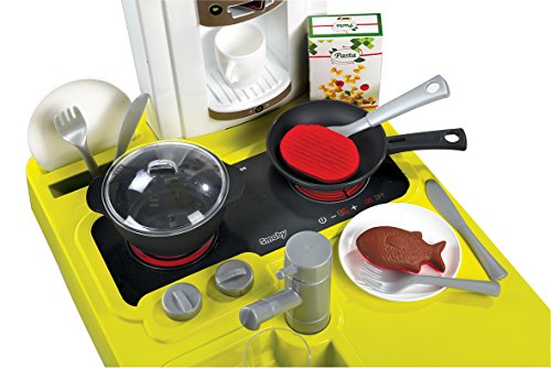 Smoby- Cherry Cocinita Juguete, Color Verde y Blanca (310908)