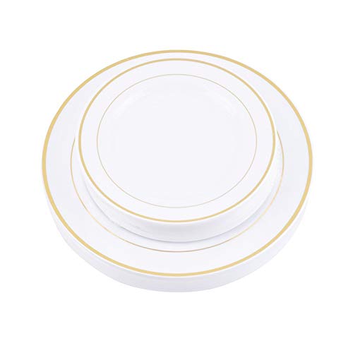 SONGSH Canciones Cuchillo De Placa De Oro Desechable Y Tenedor Cuchara Placa Caliente For Fiesta De Cumpleaños 25 Suministros de Vacaciones