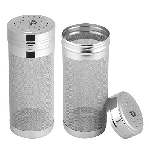 SOONHUA Kit de Preparación del Filtro de Cerveza de Acero Inoxidable 300 Micras de Filtración Cerveza Homebrew Vino Cerveza Bar Herramienta Filtro de Malla para Infusión Cerveza Hop