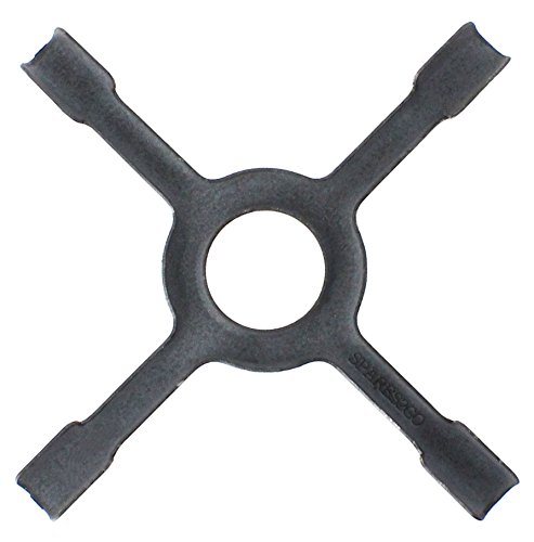Spares2go Universal gas sartén cerámica para soporte Moka salvamanteles de (pequeño, 130 mm, lote de 2)