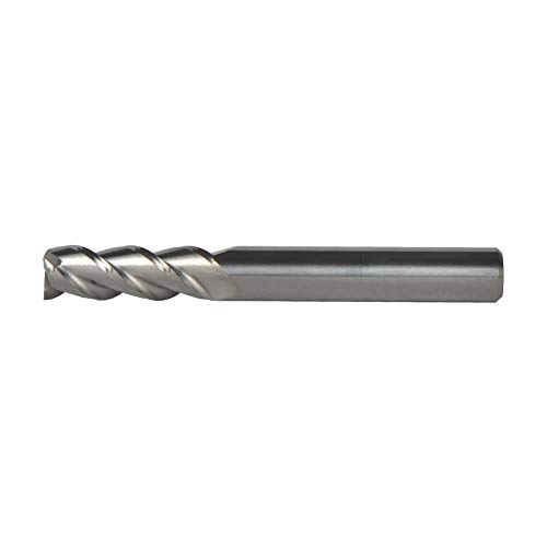 SpeTool CNC Fresa Espiral de Carburo de Tungsteno 3 Flautas Cortador Fresa CNC Profesional para A​luminio, Vástago 6 mm, Corte 6 mm x 18 mm