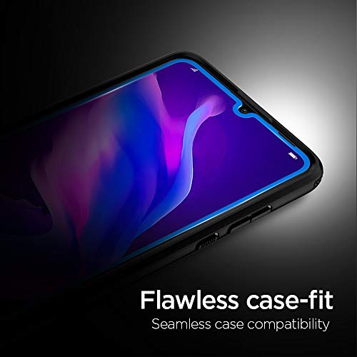 Spigen, 2Pack, Protector de Pantalla Huawei P30 Lite, [Caso amistoso], 3D Cobertura Completa, Anti-Burbuja, Anti-Scratch, Cristal Templado Premium para Huawei P30 Lite (L39GL25749)