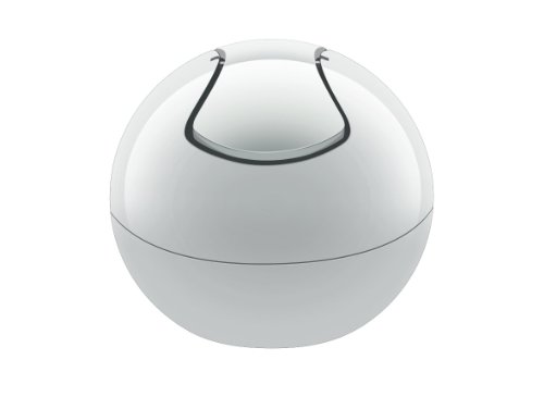 Spirella colección Bowl, Papelera, Poliestirol, Blanco, 0