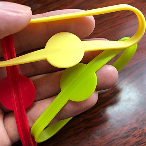 Sqxaldm Marcador de Vidrio Silicona Vidrio para Cóctel Marcador de Etiquetas Tag Cerveza Vino Marcadores de Colores de Silicona de Vidrio Marcador de Silicona con Etiqueta para Fiesta (18 Piezas)