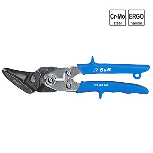 S&R Tijeras cortachapa 260mm corte a la izquierda. Serie Ideal