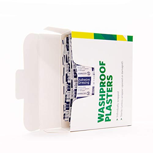 St John Ambulance - Surtido de tiritas (100 unidades, resistentes al agua)