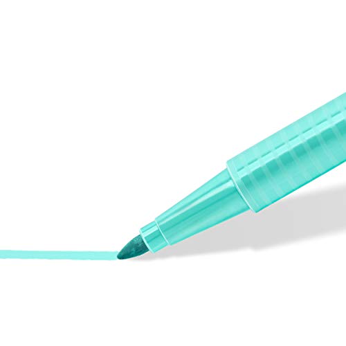 STAEDTLER 362 CSB10 ST, Marcador Fluorescente Triangular Delgado, Tamaño Único, Multicolor