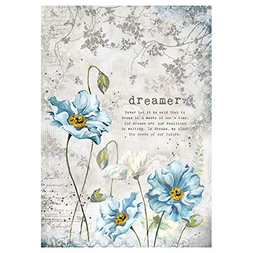 Stamperia Papel de Arroz Dreamer, 21 X 29.7 Cm, Multicolor