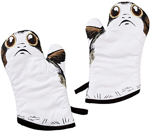 Star Wars The Last Jedi Bear Island Birds Guantes de Cocina, Tela, Blanco, 18x6x30.5 cm, 2 Unidades