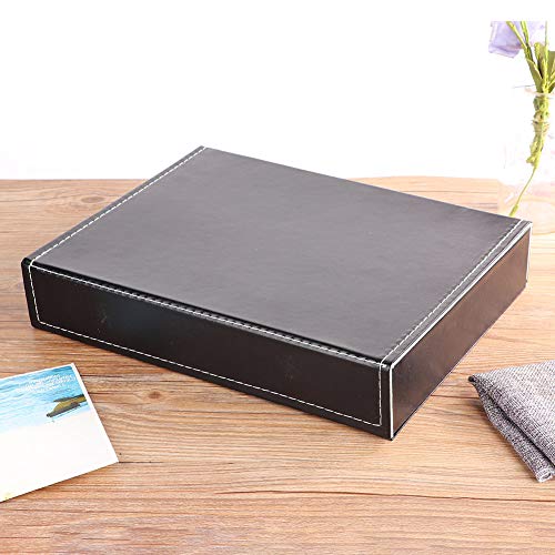 Suchinm Caja de presentación de Gafas, 8 Rejillas Gafas de Cuero de la PU Gafas Gafas de Sol Estuche de Almacenamiento Organizador para mesas de Noche Mesas de Noche