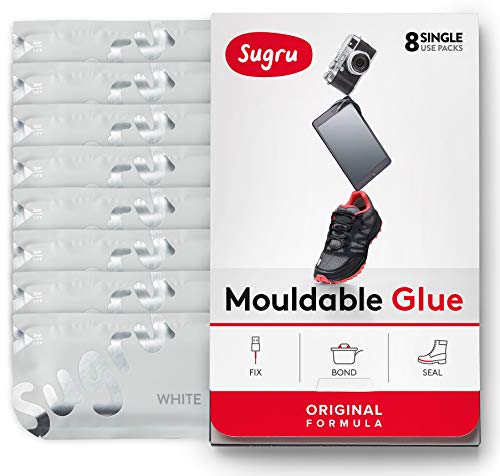 Sugru Original - Pegamento Moldeable, Blanco, 8 paquetes