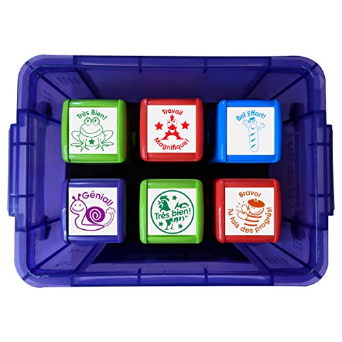 SuperStickers - Caja de seis sellos de alabanza francesa