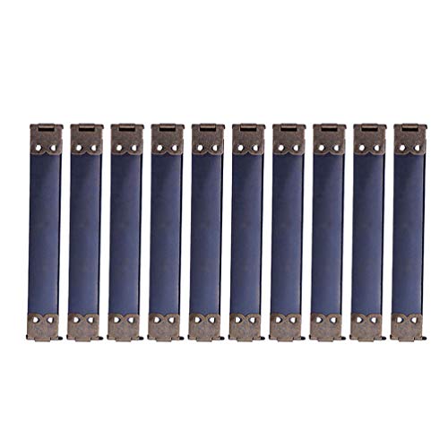SUPVOX 10pcs marco flexible interno 8.5cm accesorios de clips de repuesto de metal para bolso de cierre bolso monedero