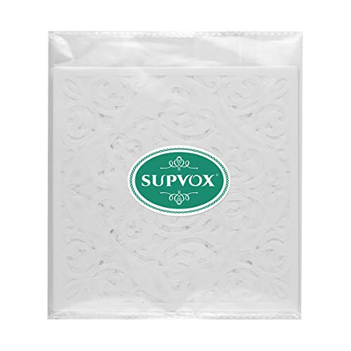 SUPVOX Plantillas de pintura Plantillas reutilizables Set ahueca hacia fuera la plantilla de dibujo de Mandala Piso Azulejo de la pared Tela de madera Plantillas 8 unids