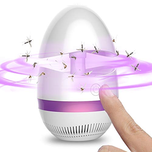 SYLOZ En Forma de Hongo Asesino del Mosquito/Asesino de la Mosca/Mosquito Mejor Regalo/Repelente/Hogar Repelente de Mosquitos/Asesino del Mosquito del LED (Color : Purple)