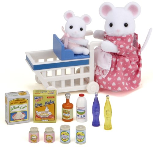 SYLVANIAN FAMILIES Compras en el supermercado, Multicolor (Epoch para Imaginar 5043)