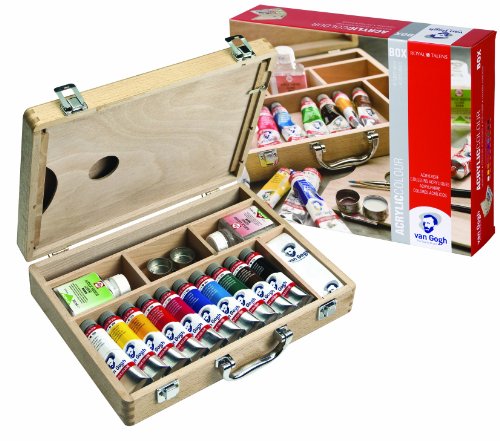 Talens - Caja de pinturas acrílicas Van Gogh