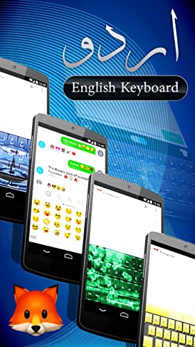 Teclado en urdu inglés con emoji