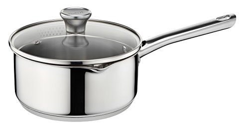 Tefal A70522 - Cazo con Tapa, Acero Inoxidable, Plata, diámetro de 16 cm